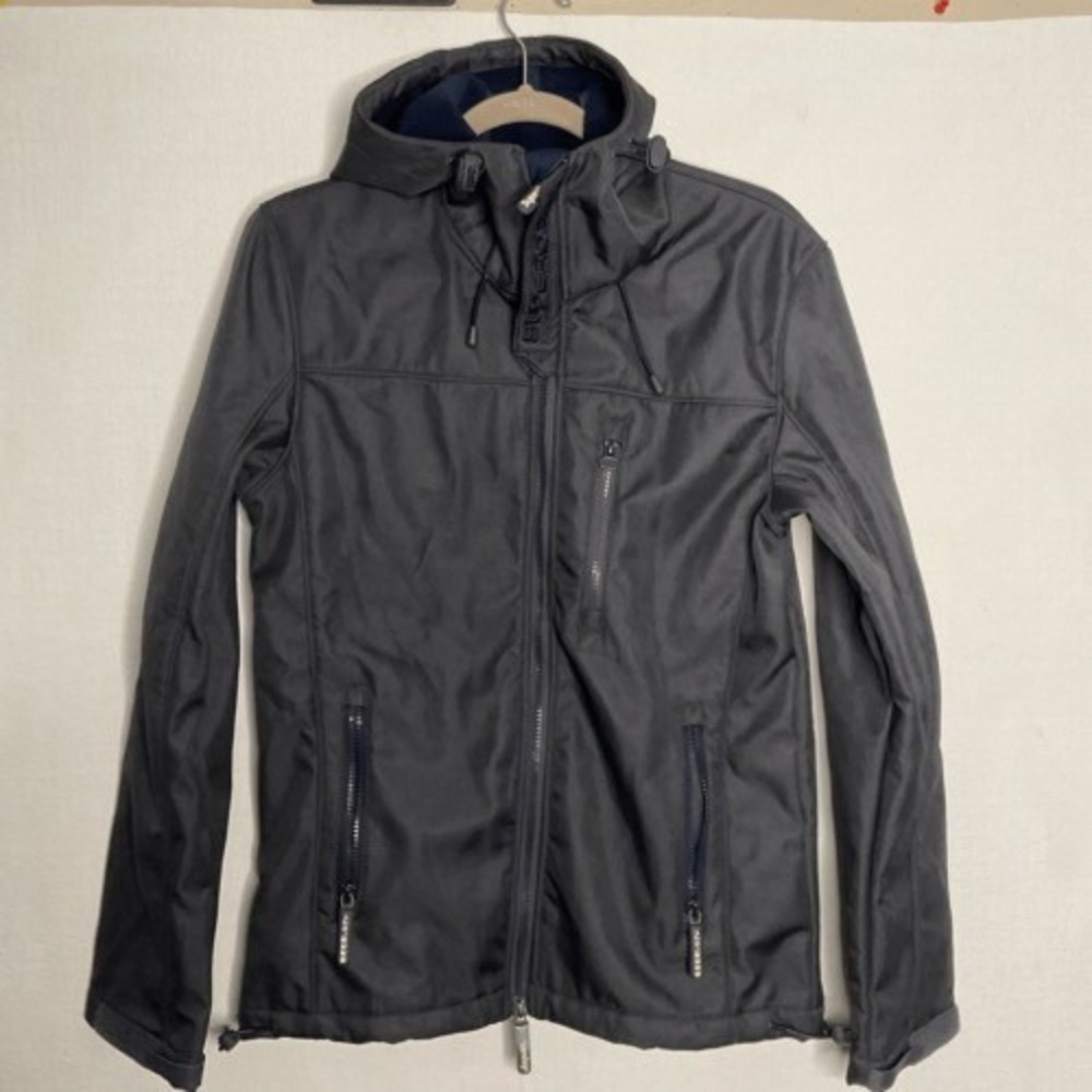 Superdry Original Windtrekker Japan Gray/Blue Hooded FullZip Jacket Men S China
